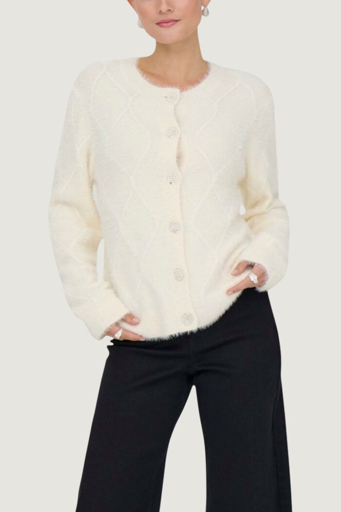 Cardigan Jacqueline de Yong jdyjayla l/s o-neck cardigan knt Panna