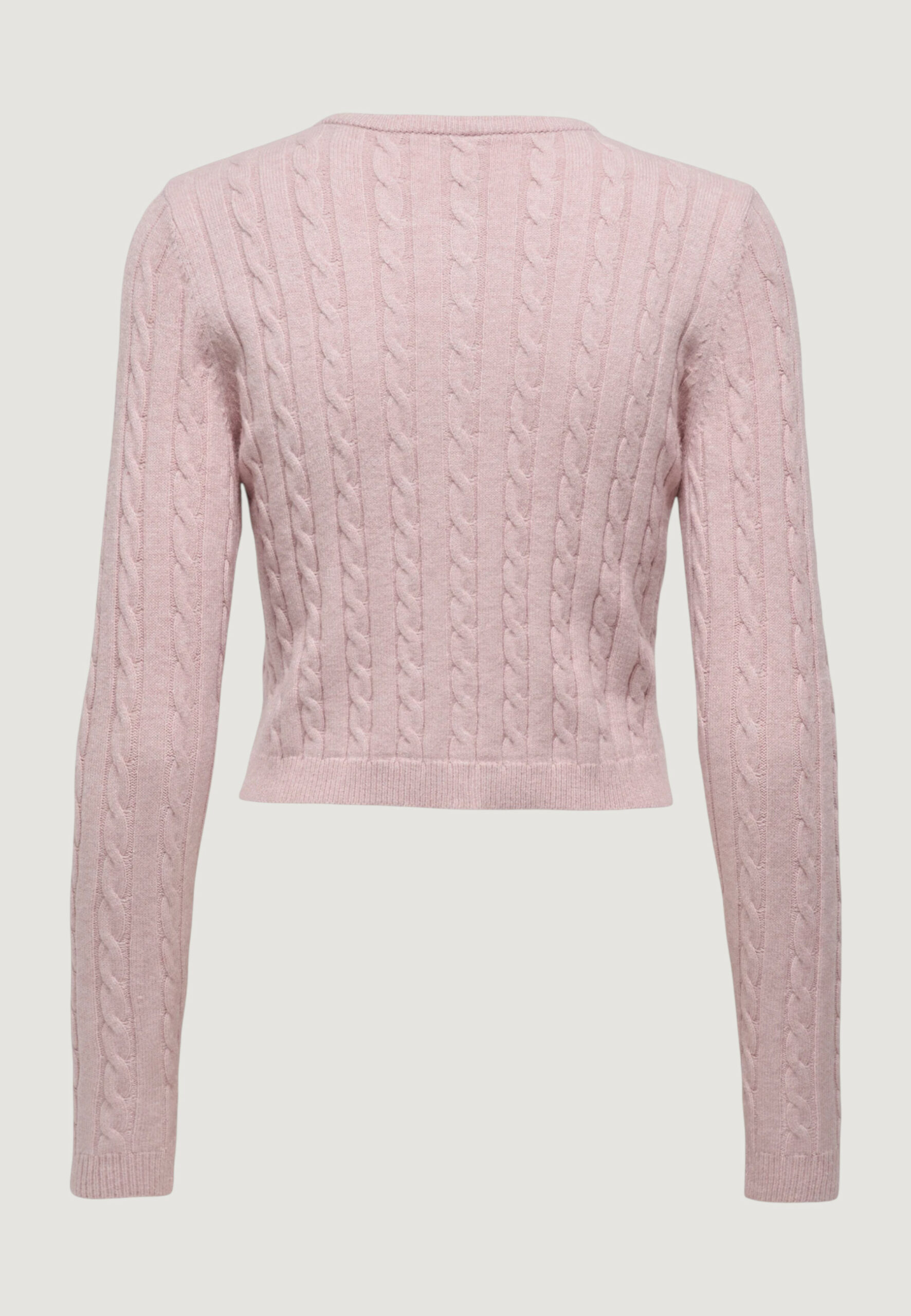Cardigan Only onlkatia ls cable button cardigan cc knt Rosa - Foto 4