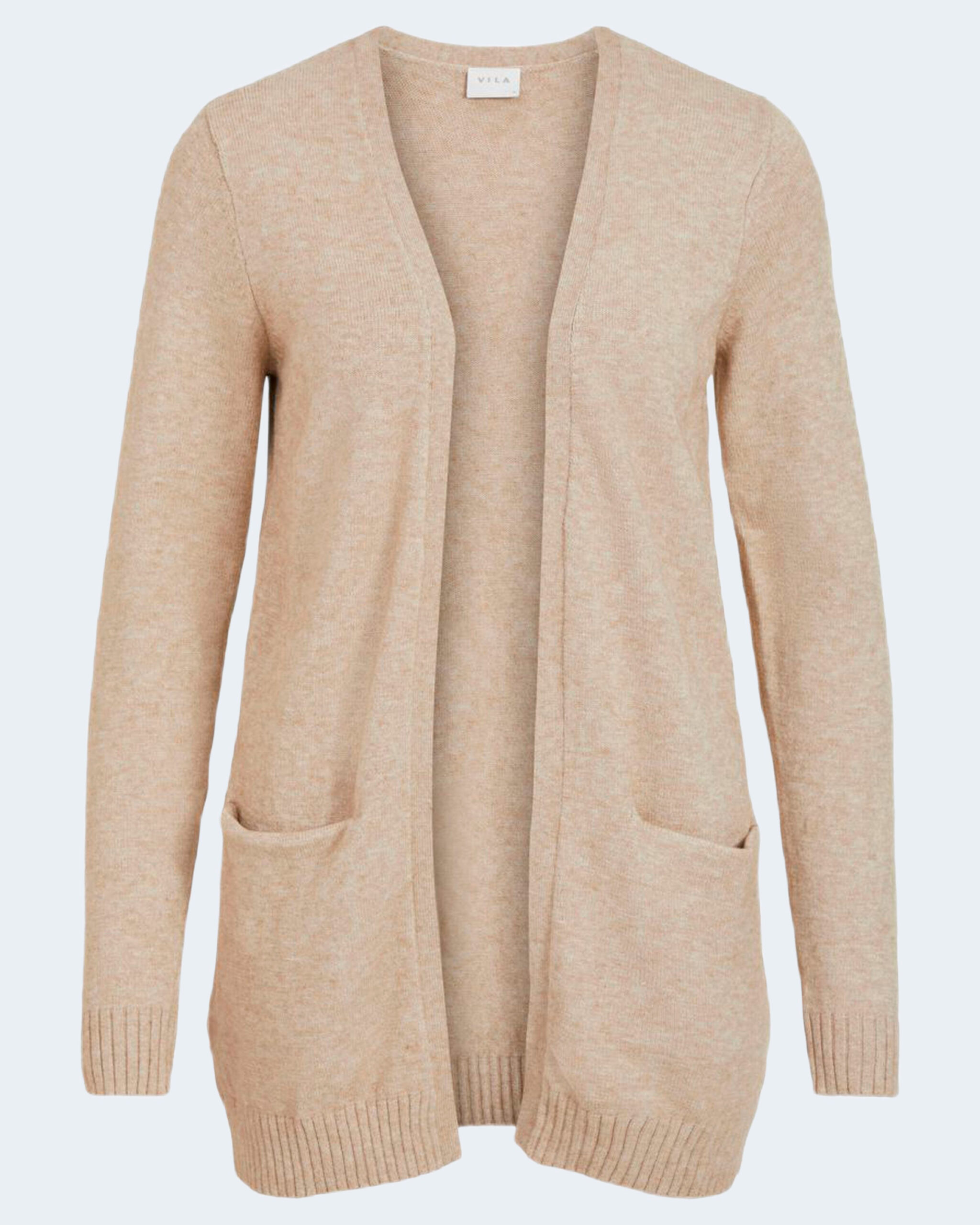 Cardigan Vila Clothes viril open l/s knit - noos Beige - Foto 5