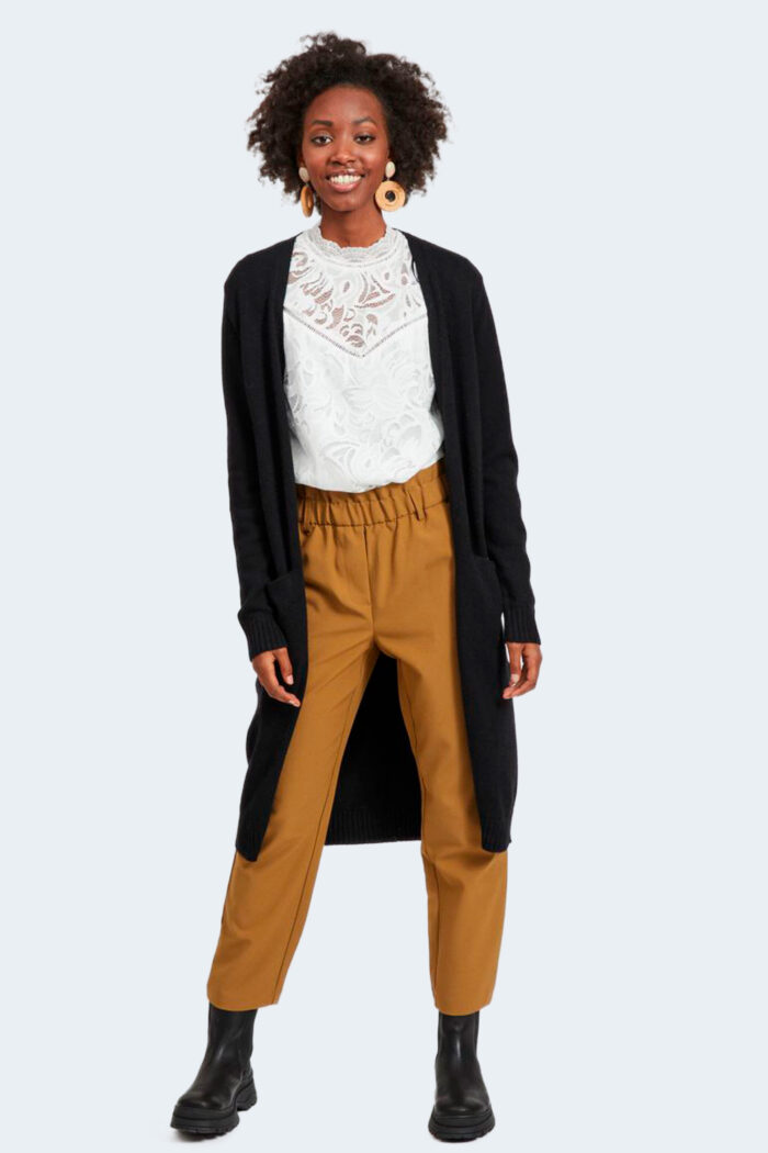 Cardigan Vila Clothes viril long l/s knit – noos Nero