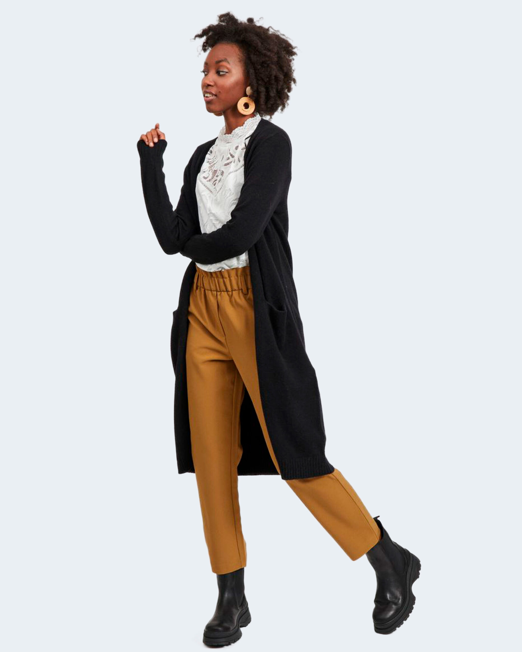 Cardigan Vila Clothes viril long l/s knit - noos Nero - Foto 2