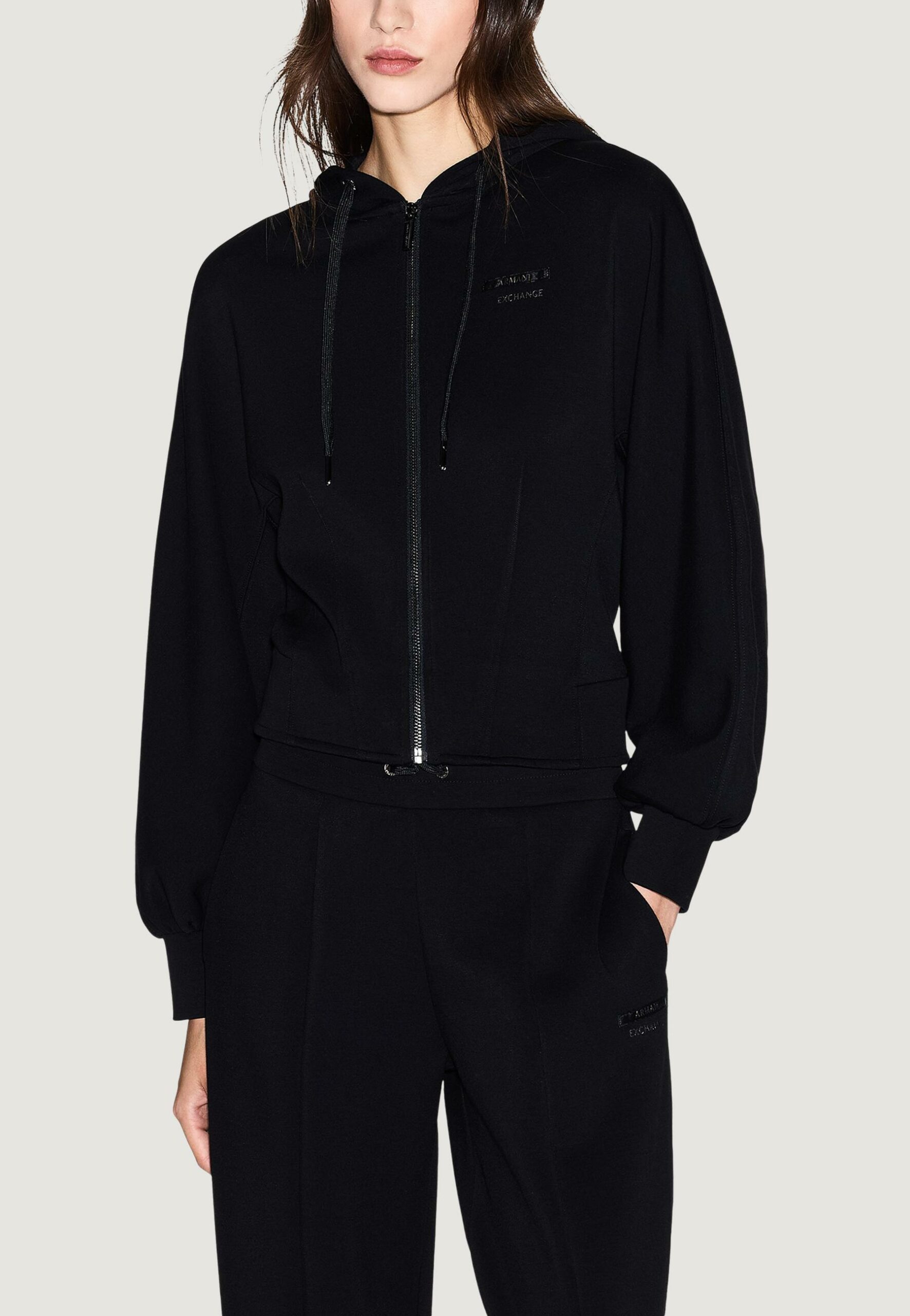Felpa con cappuccio Armani Exchange Nero - Foto 3