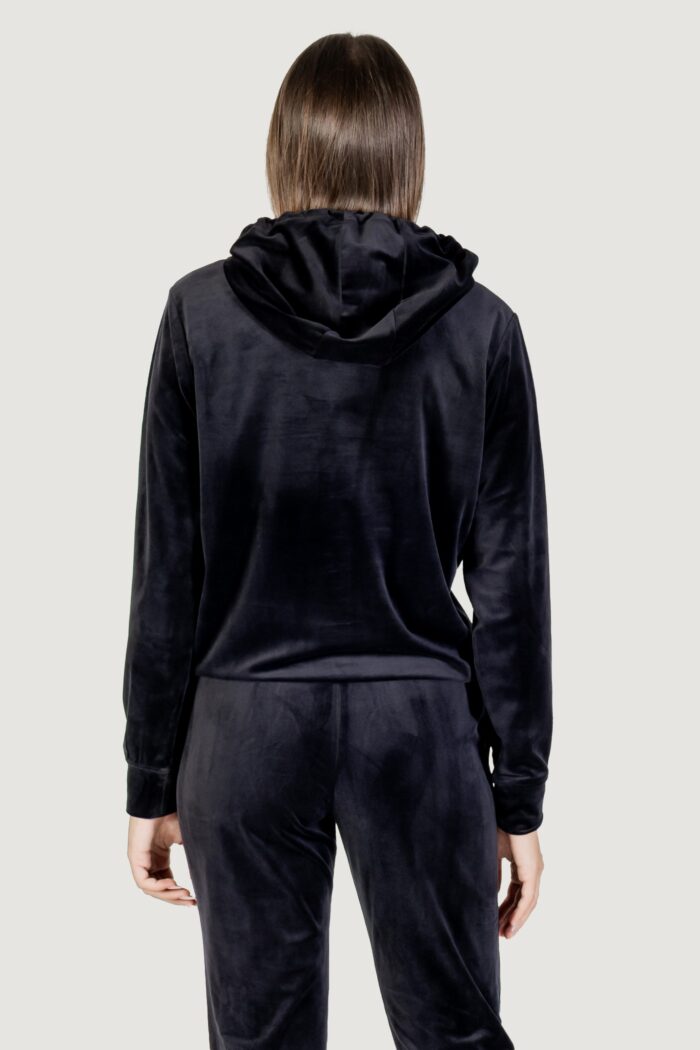 Felpa con cappuccio Guess Active couture hoodie sweatshirt Nero