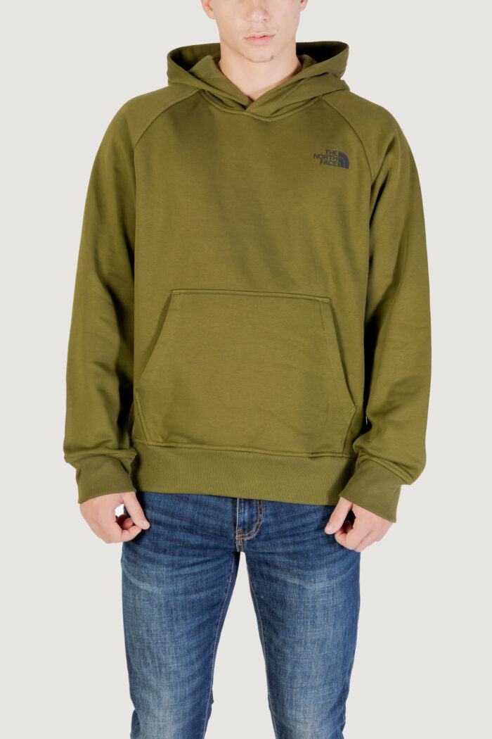 Felpa con cappuccio THE NORTH FACE m raglan box nse hoodie Verde