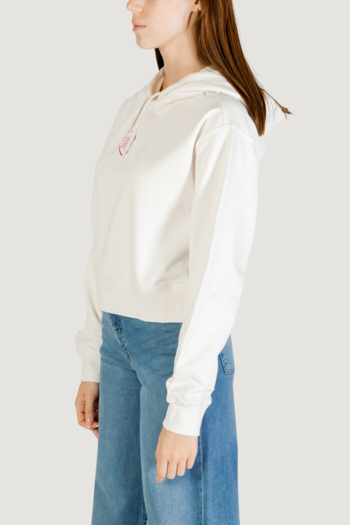 Felpa con cappuccio Tommy Hilfiger Jeans tjw rlx crp heart ho Panna