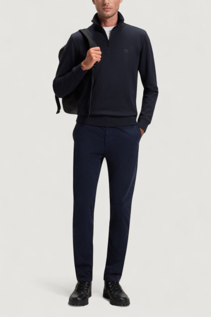 Felpa senza cappuccio Boss zetrust 10234591 01 Blue scuro