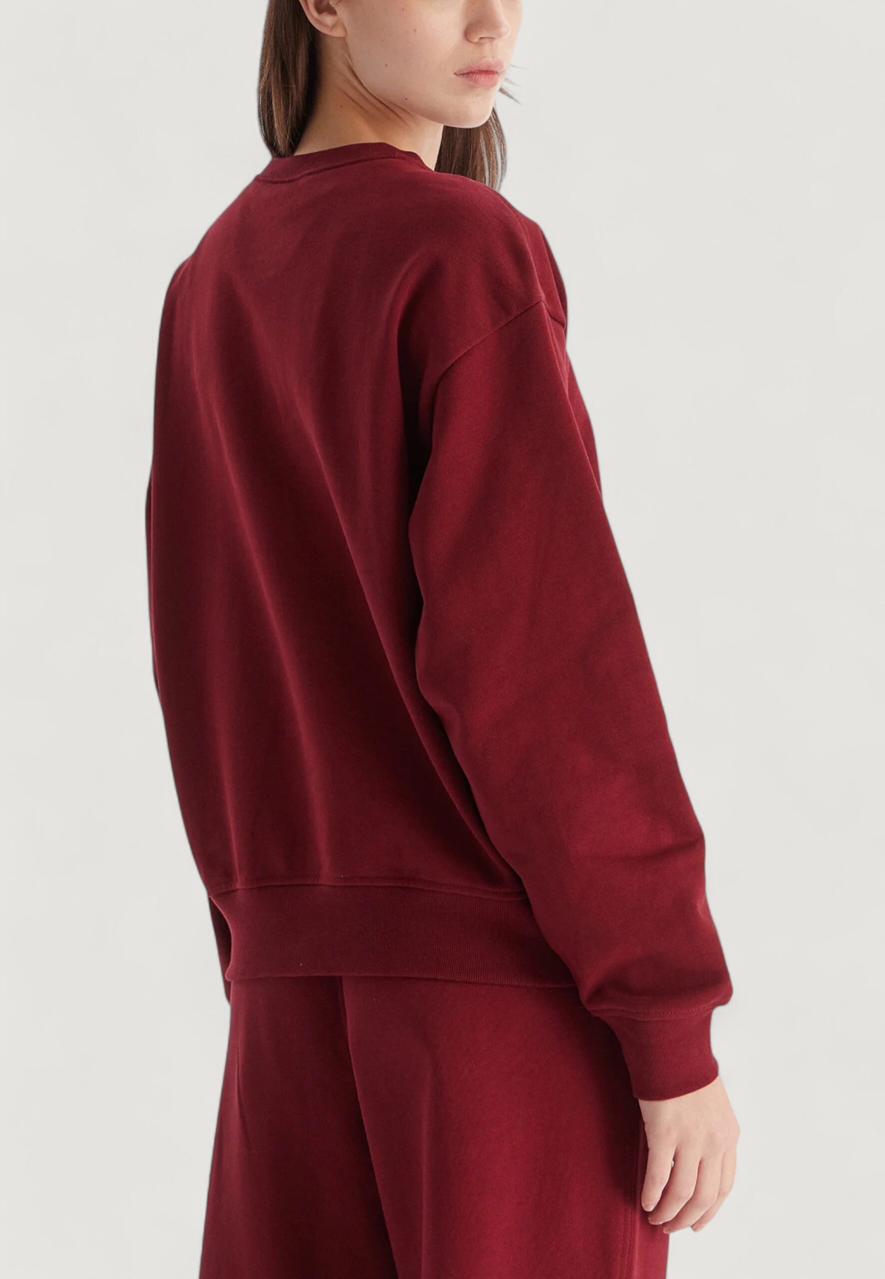 Felpa senza cappuccio Calvin Klein Jeans ls monologo french t Bordeaux - Foto 2