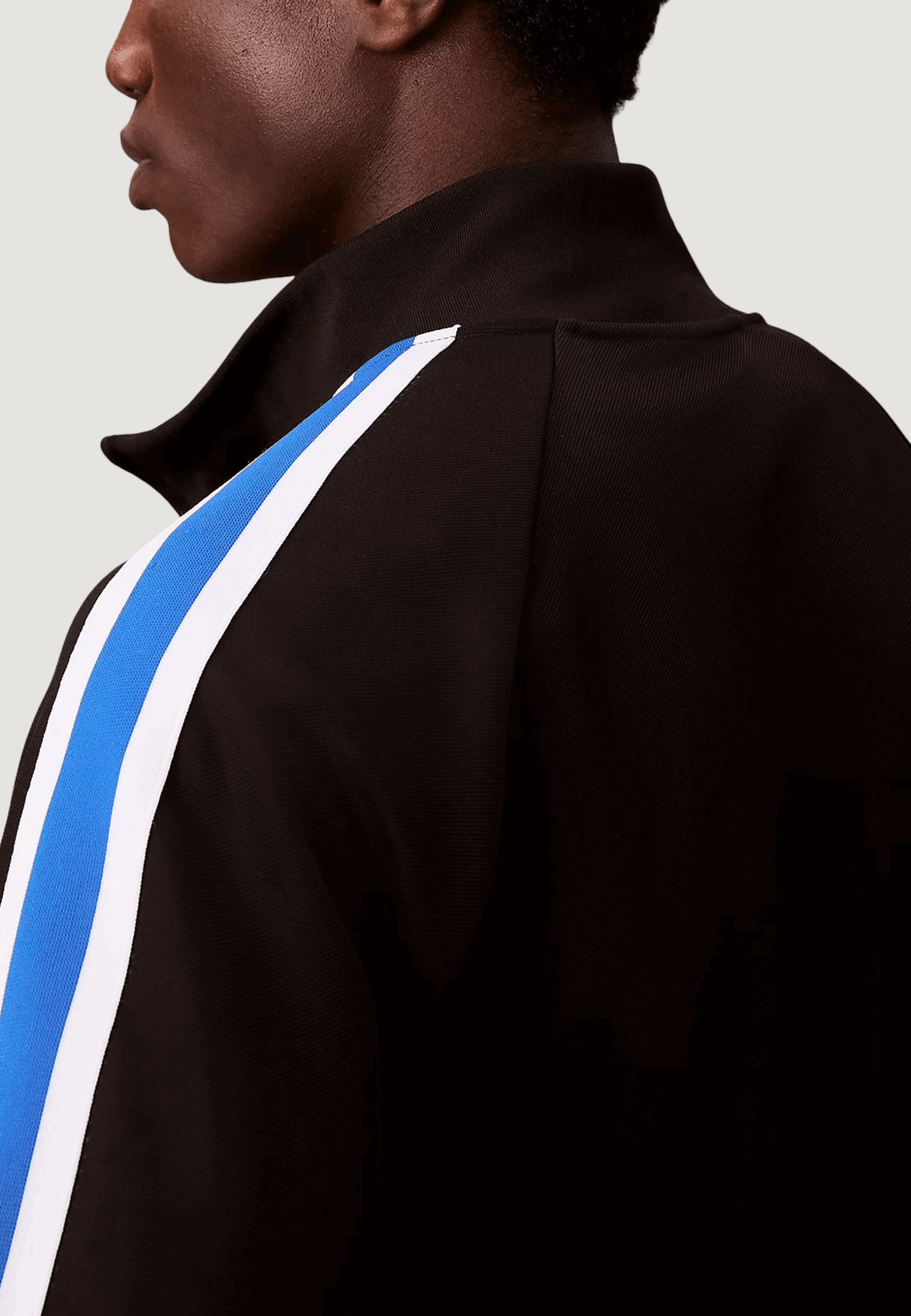 Felpa senza cappuccio Calvin Klein Jeans stretch twill track Nero - Foto 4