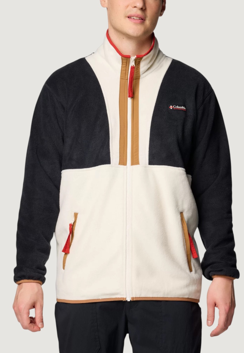 Felpa senza cappuccio COLUMBIA backbowl™ ii full zip fleece BEIGE/BLU - Foto 1
