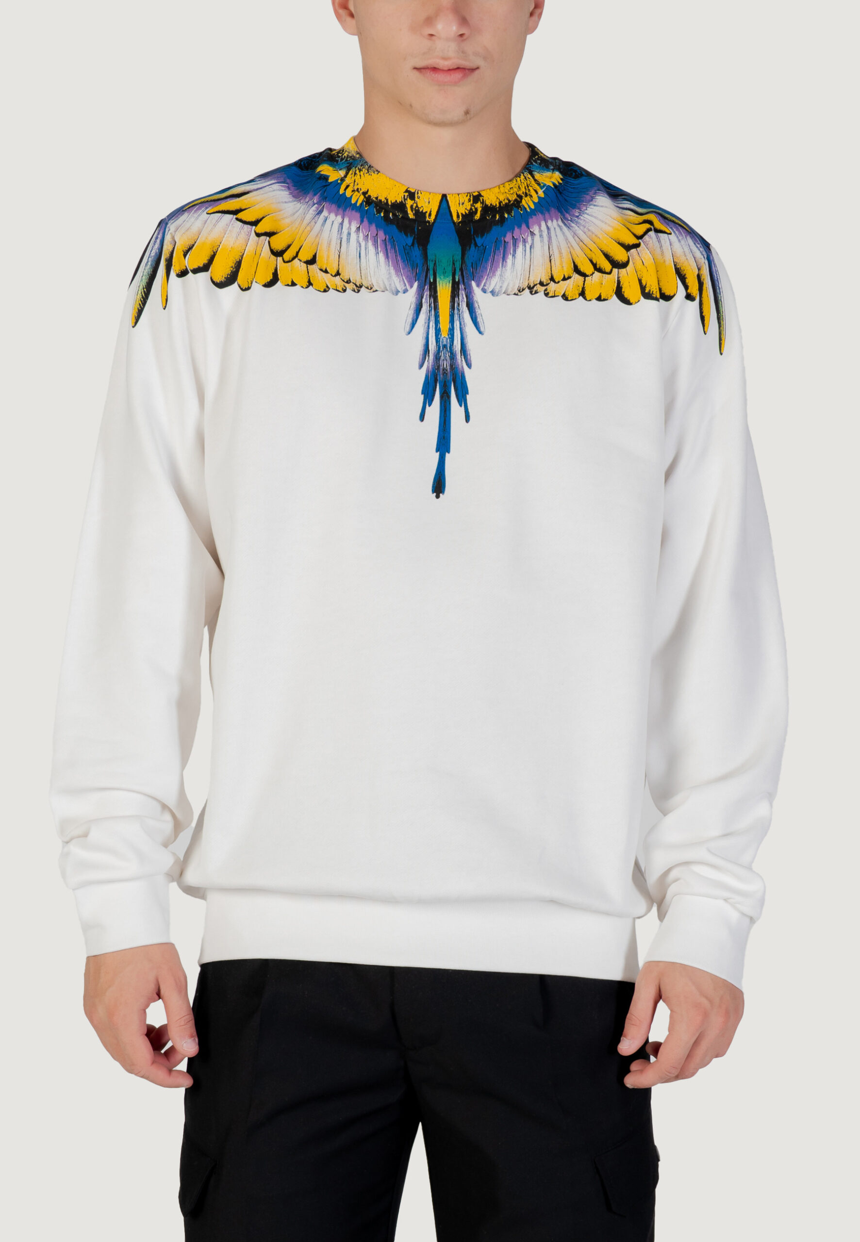 Felpa senza cappuccio COUNTY OF MILAN Bianco - Foto 5