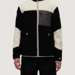 Felpa senza cappuccio Napapijri yupik fz 3 Nero - Beige - Foto 1