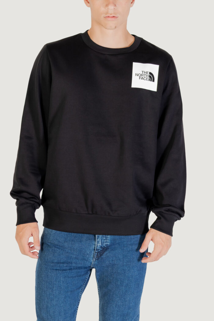 Felpa senza cappuccio THE NORTH FACE m fine crew tnf Nero