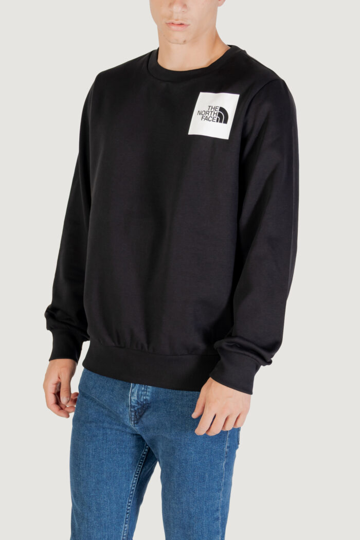 Felpa senza cappuccio THE NORTH FACE m fine crew tnf Nero