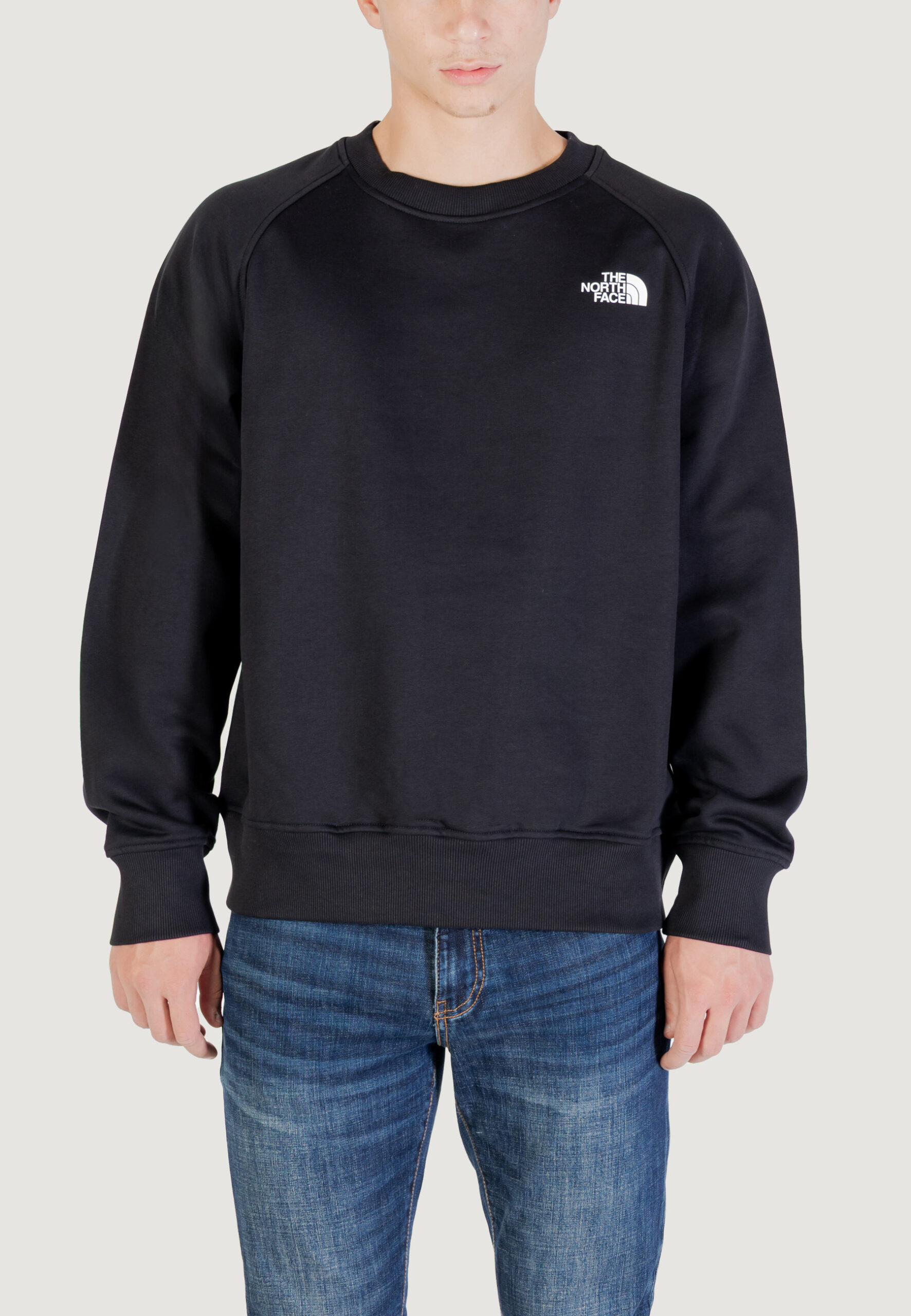 Felpa senza cappuccio THE NORTH FACE m raglan box nse crew Nero - Foto 1