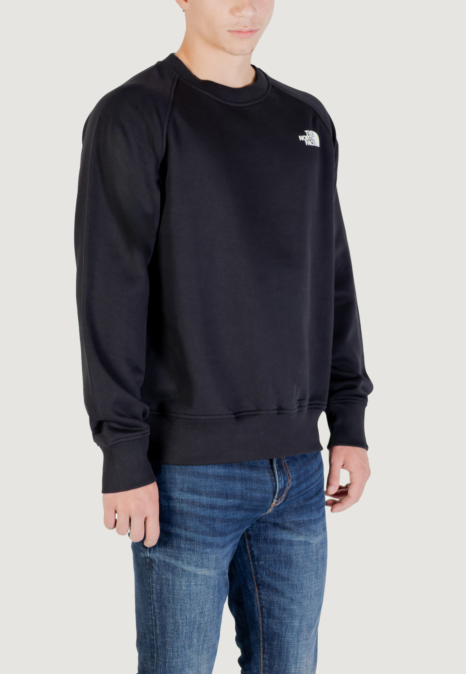 Felpa senza cappuccio THE NORTH FACE m raglan box nse crew Nero - Foto 3