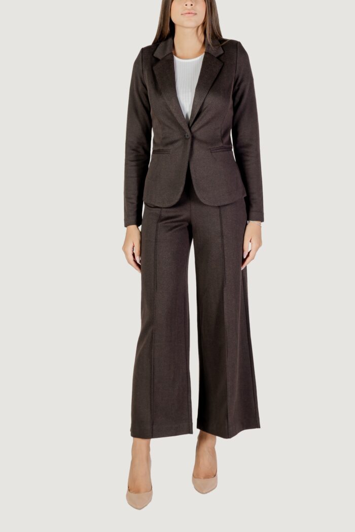 Giacca ICHI ihkate jacquard bl4 Marrone