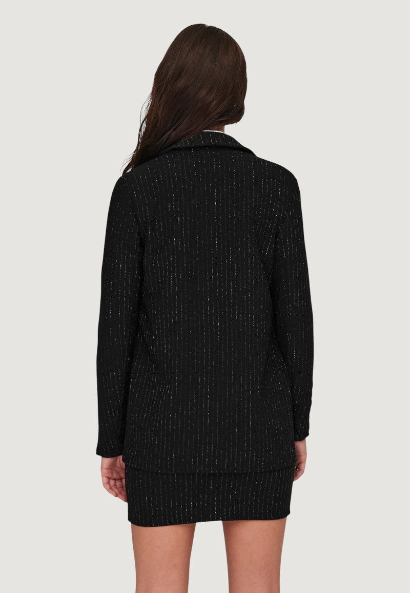 Giacca Jacqueline de Yong jdymary l/s lurex blazer jrs Nero - Foto 2