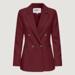 Giacca Only onlastrid life l/s fit blazer tlr Bordeaux - Foto 1