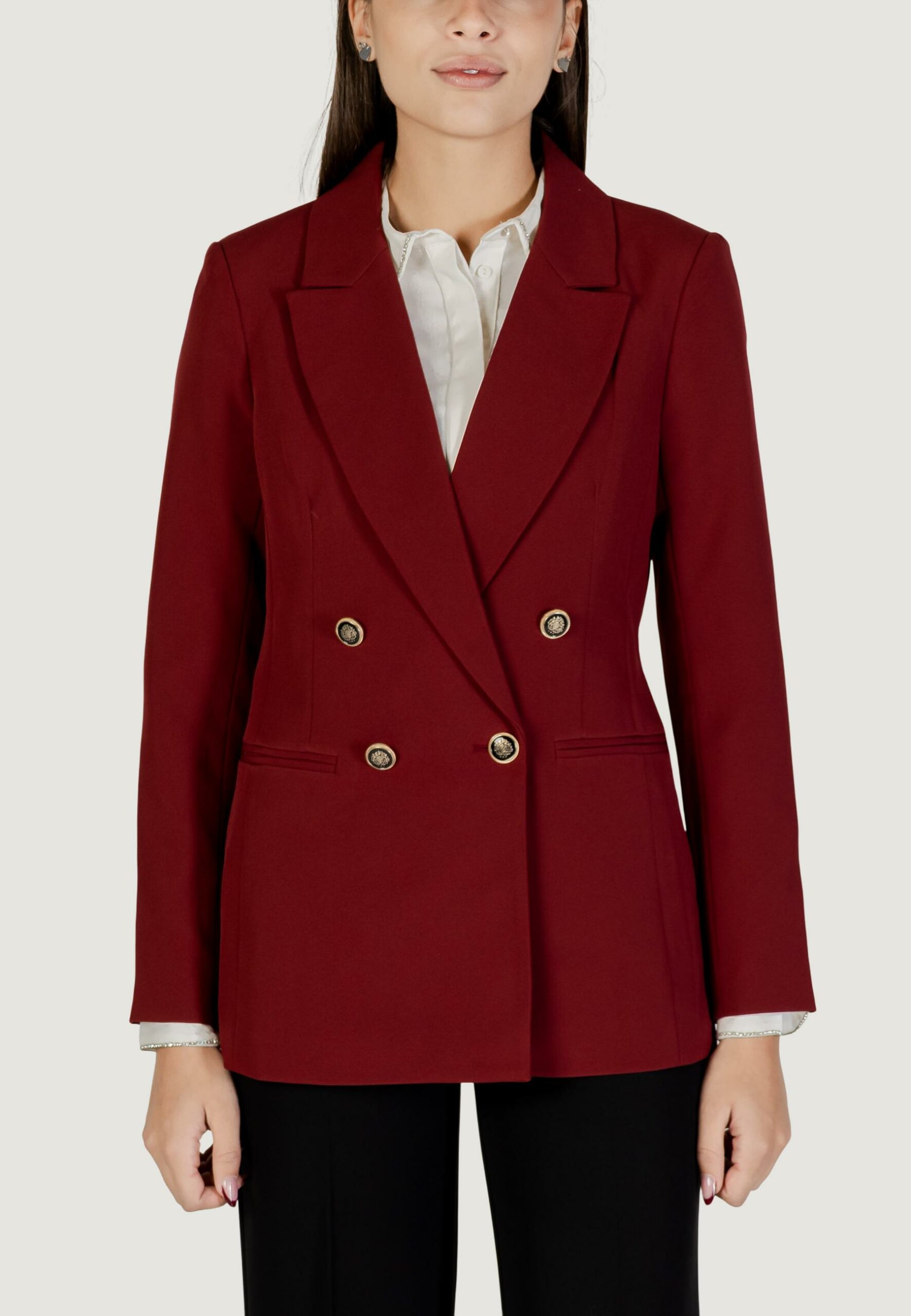 Giacca Only onlastrid life l/s fit blazer tlr Bordeaux - Foto 3