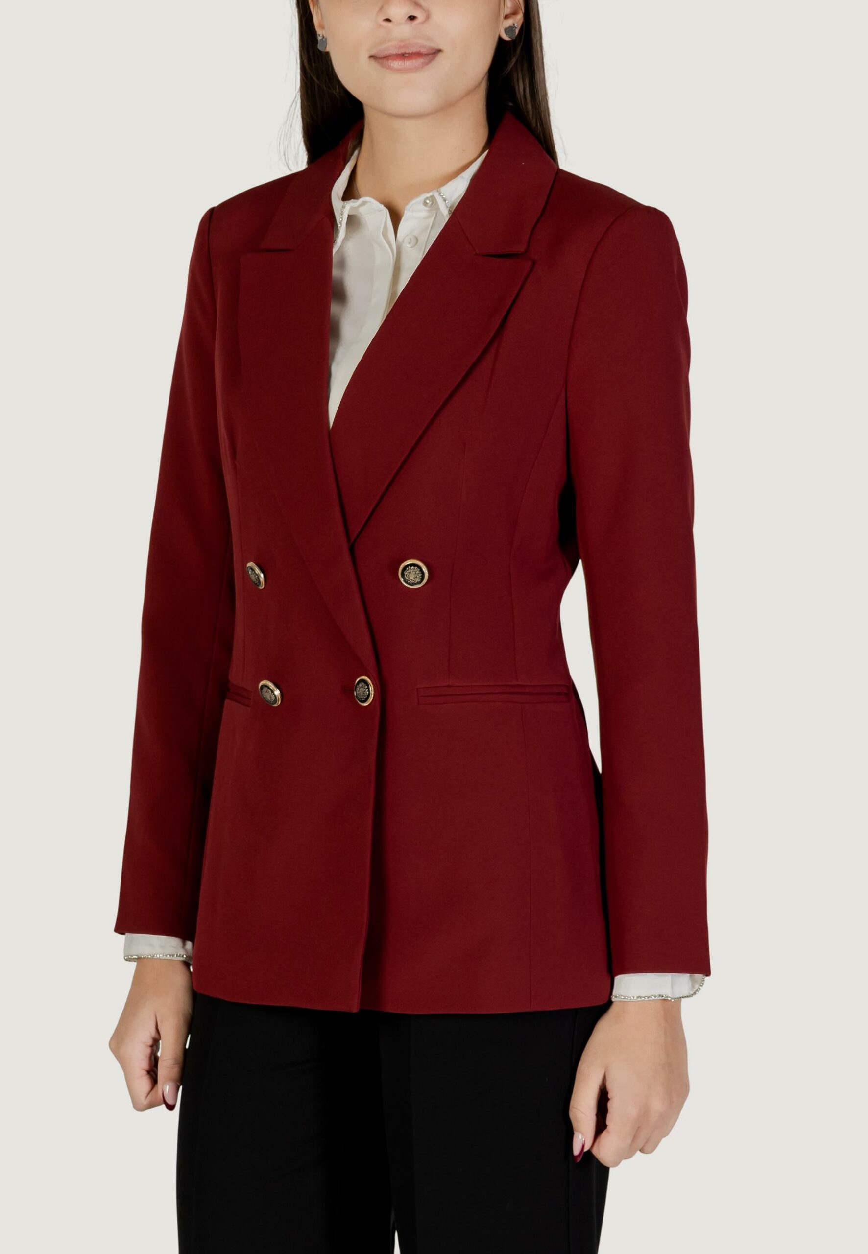 Giacca Only onlastrid life l/s fit blazer tlr Bordeaux - Foto 4