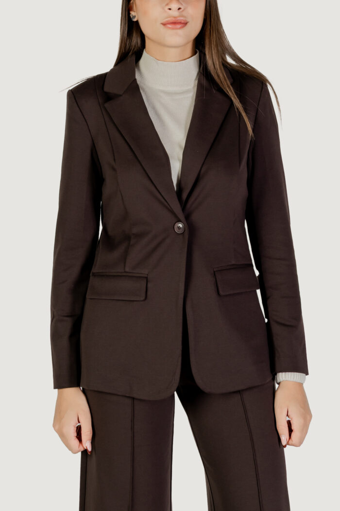 Giacca da completo ICHI ihkate sus long bl4 Cioccolato