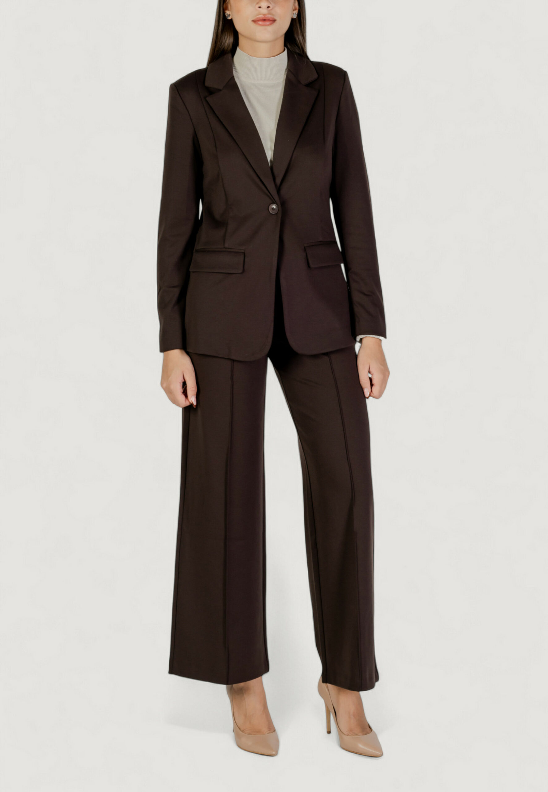 Giacca da completo ICHI ihkate sus long bl4 Cioccolato - Foto 5