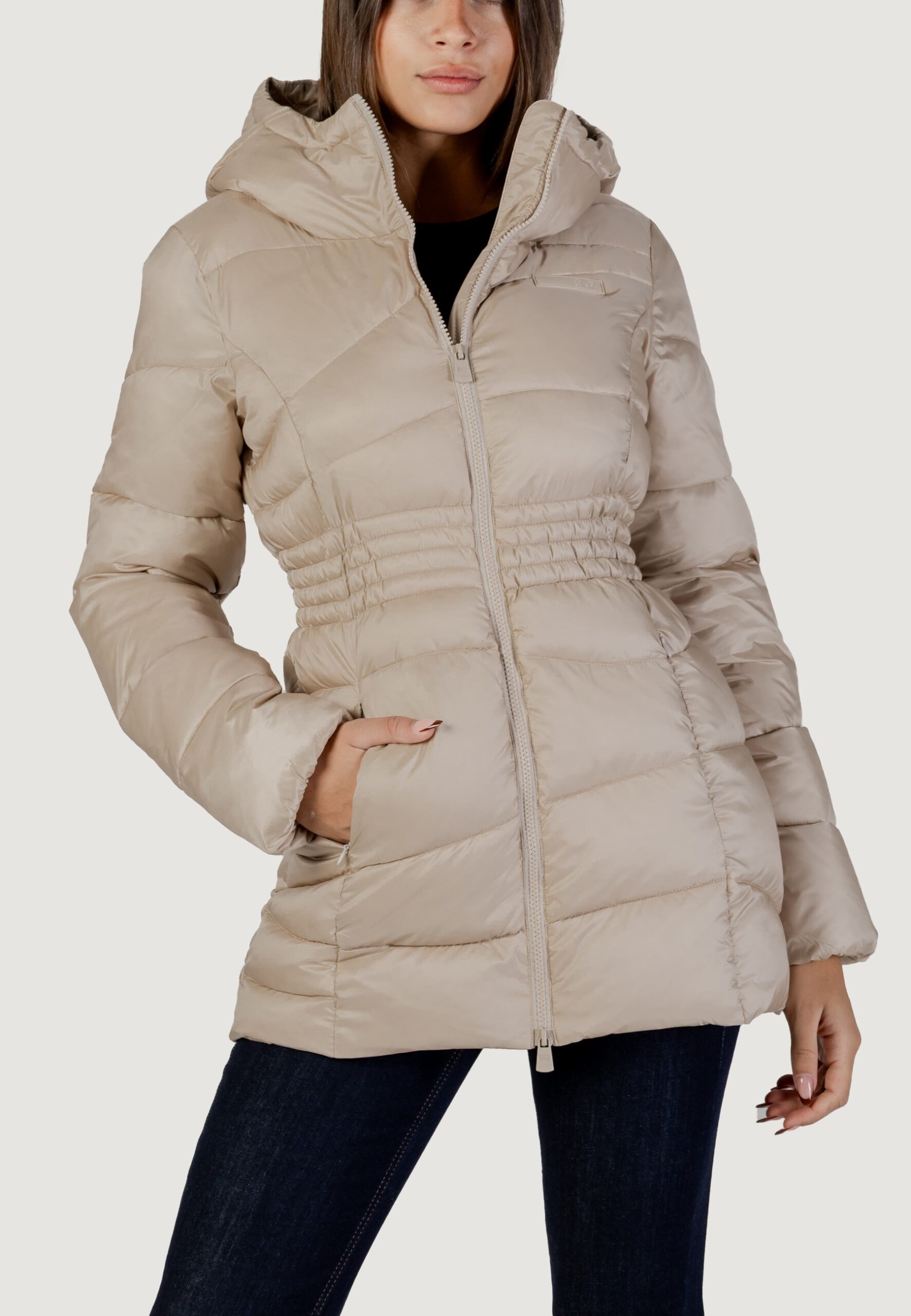 Giacchetto EA7 bomber jacket Beige chiaro - Foto 1