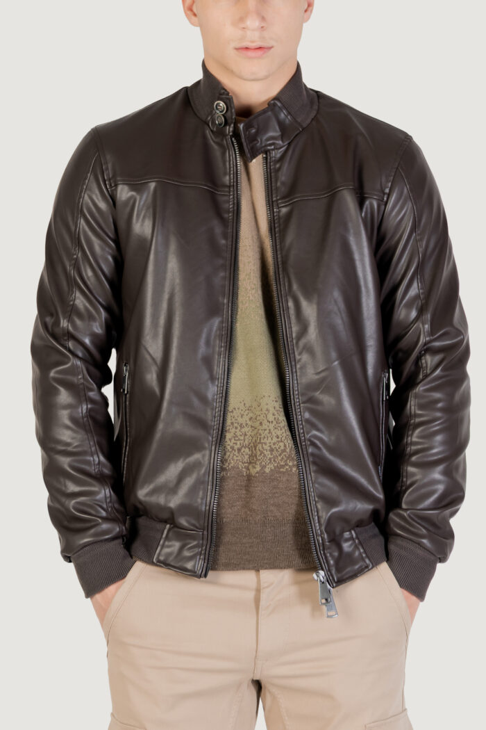 Giacchetto Gianni Lupo ecopelle Caffe’