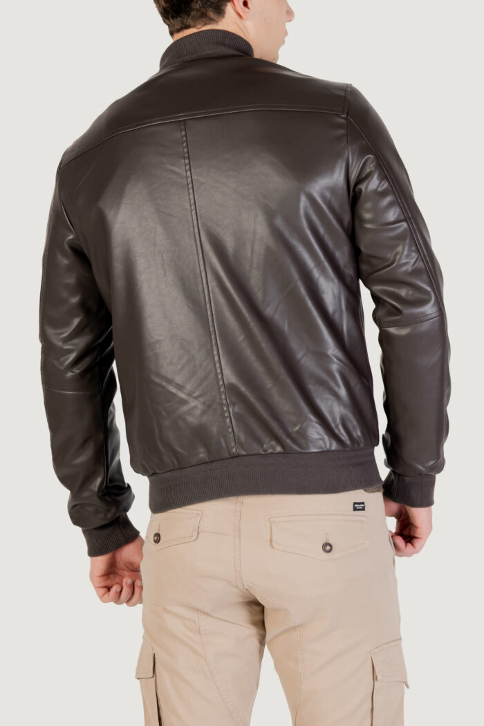 Giacchetto Gianni Lupo ecopelle Caffe’