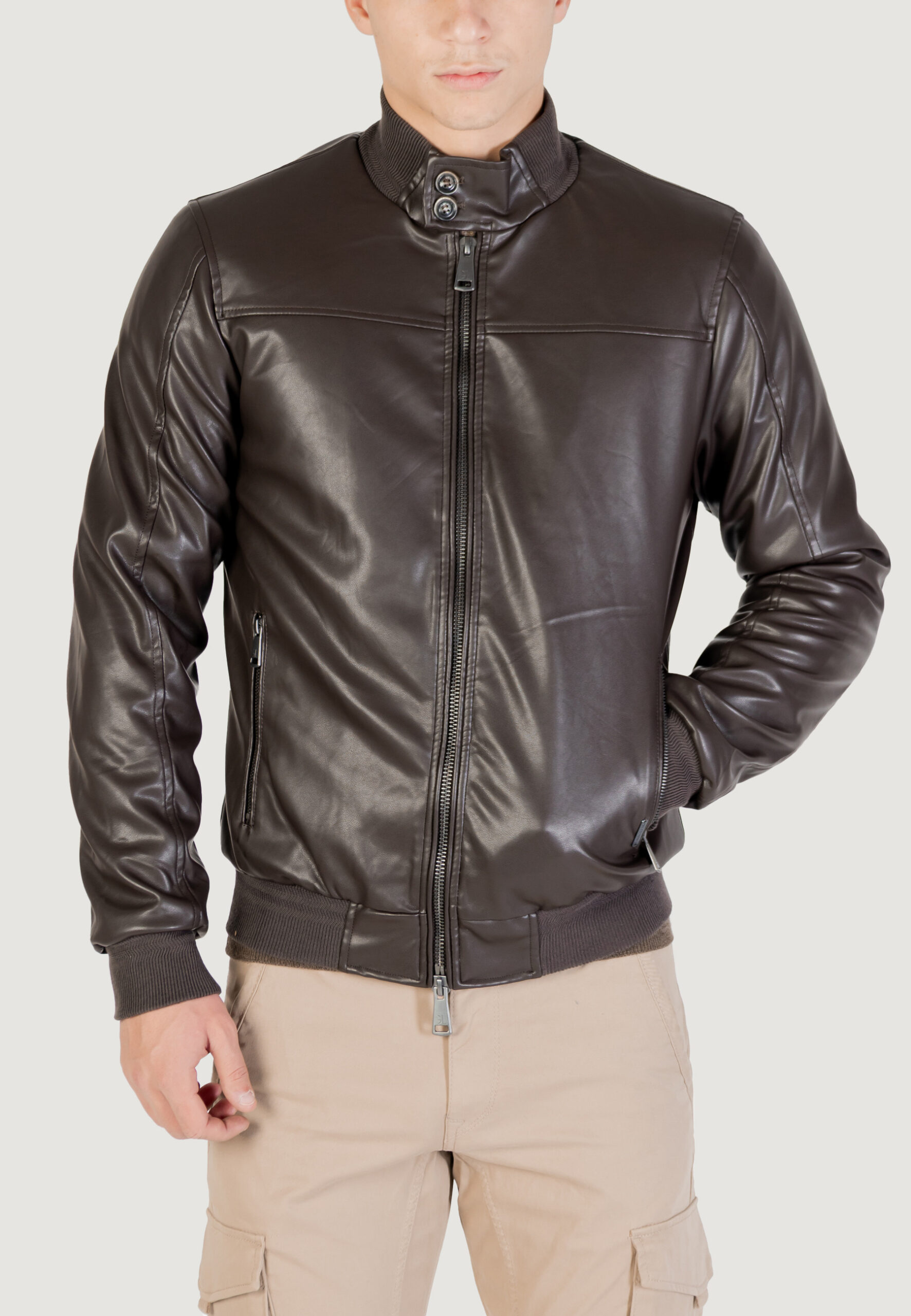 Giacchetto Gianni Lupo ecopelle Caffe' - Foto 3