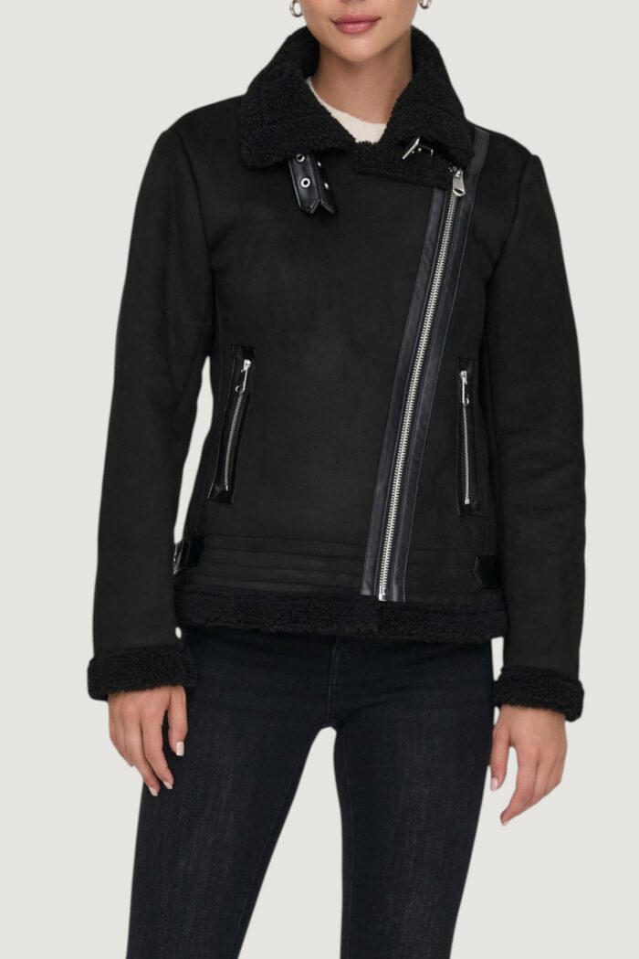 Giacchetto Only onlnewdiana life aviator jacket cc otw Nero