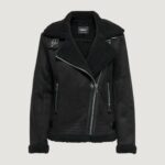 Giacchetto Only onlnewdiana life aviator jacket cc otw Nero - Foto 1