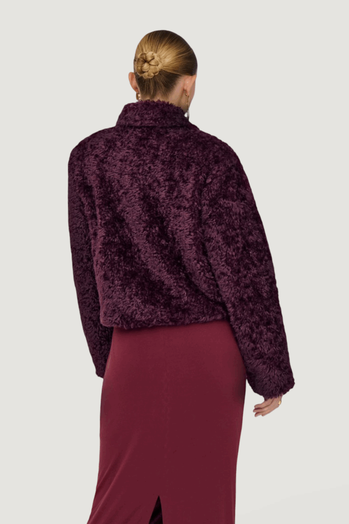 Giacchetto Only onlginny short teddy jacket otw Vinaccia