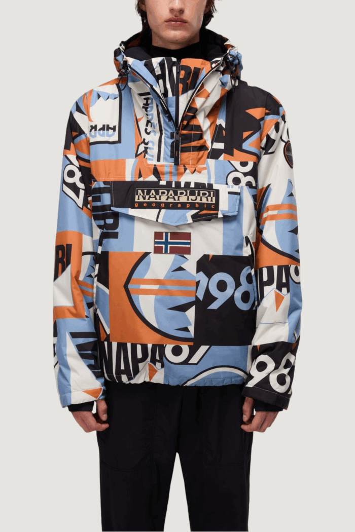 Giubbotto Napapijri rf next aop Arancione