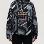 Giubbotto Napapijri rf next aop Nero - Grigio - Foto 1