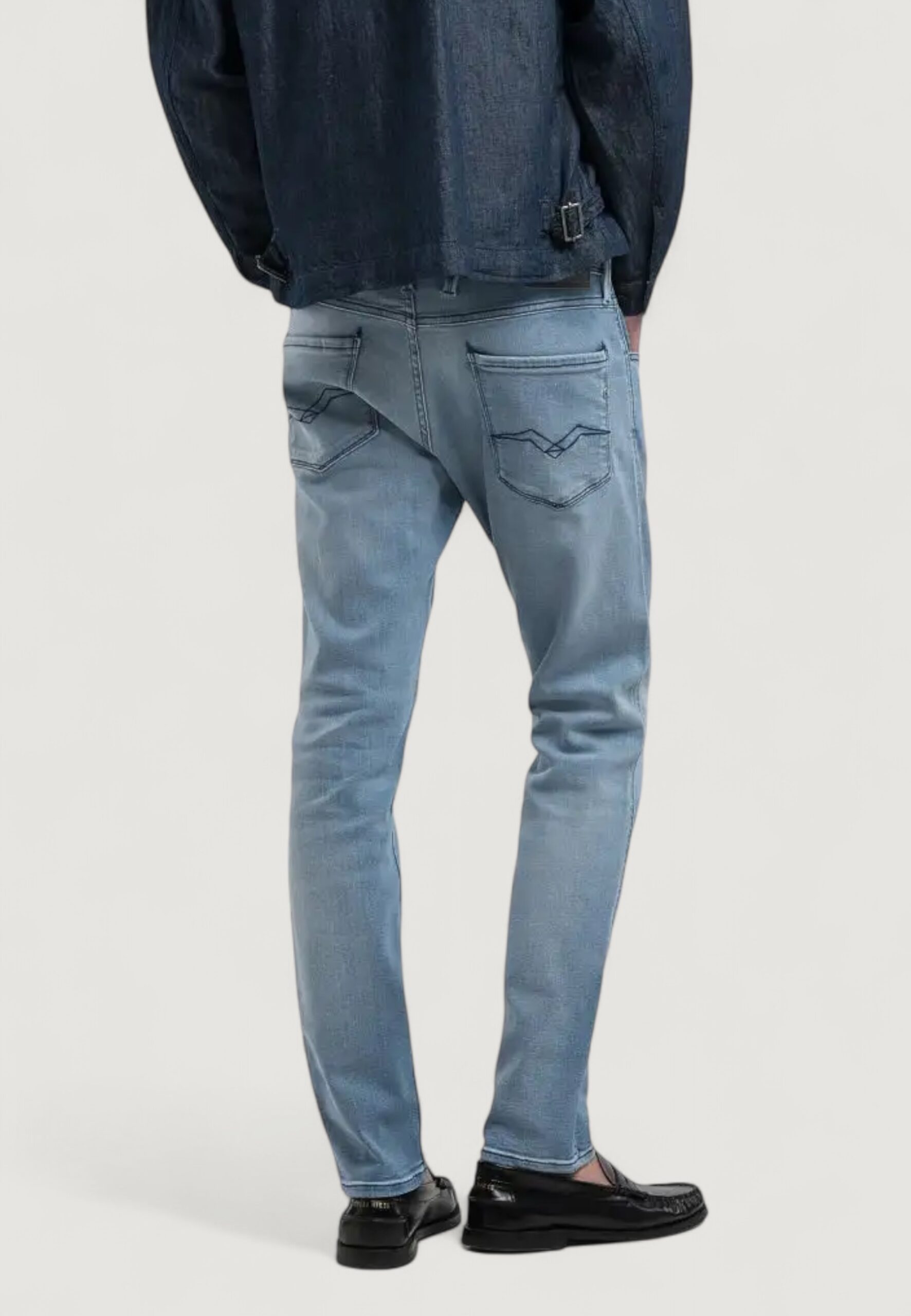 Jeans slim Replay anbass slim Blu Chiaro - Foto 2