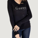 Maglia Guess ls vn kenzie logo swtr Nero - Foto 1