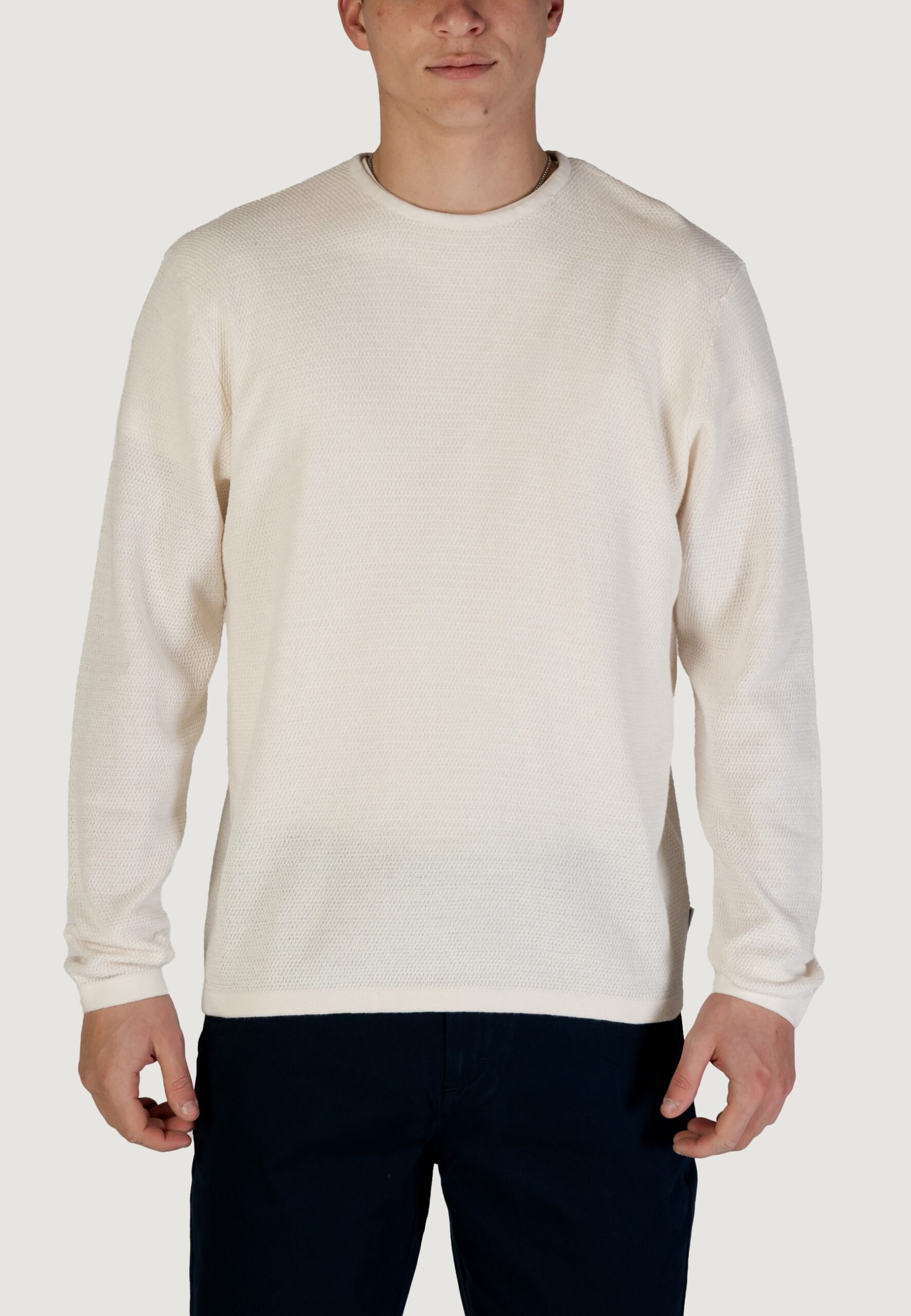 Maglia Jack Jones jjegeorge knit crew neck noos Bianco - Foto 5