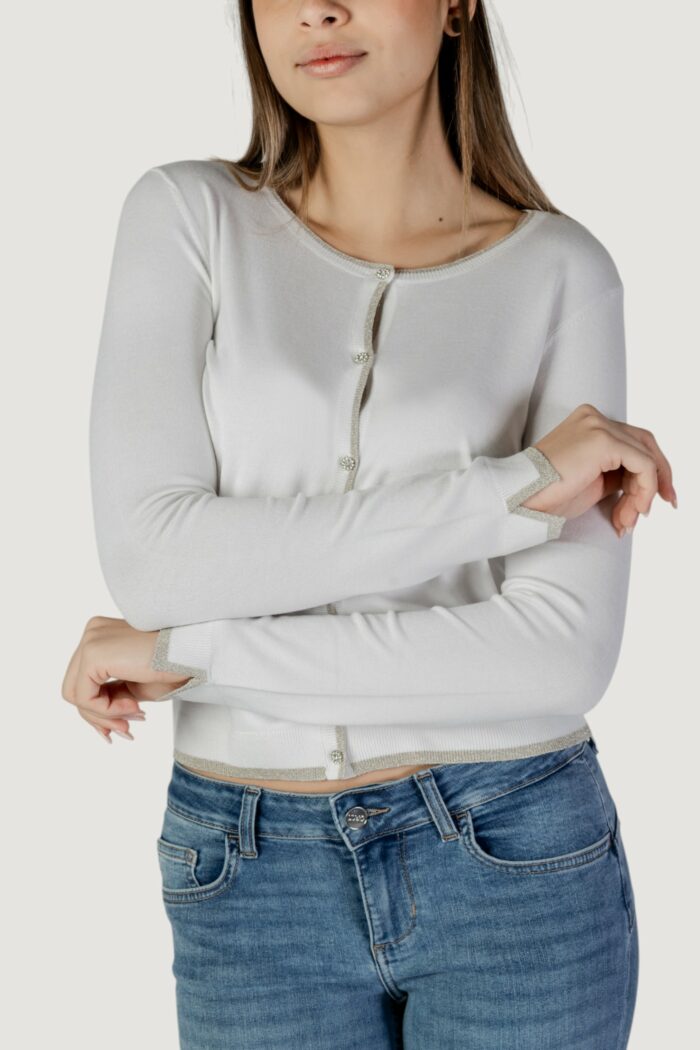 Cardigan Liu-Jo ecs aperta m/l Bianco