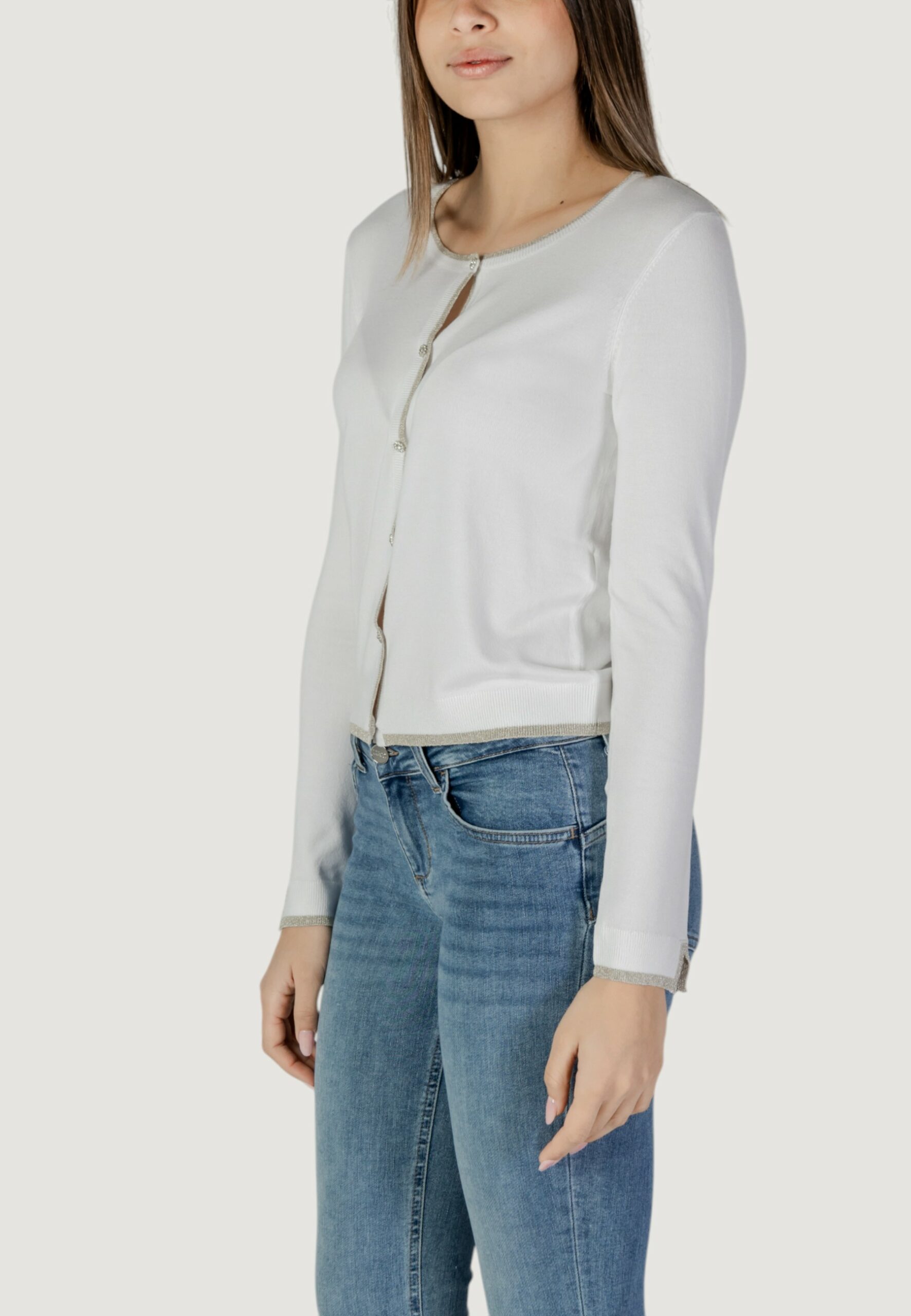 Cardigan Liu-Jo ecs aperta m/l Bianco - Foto 5