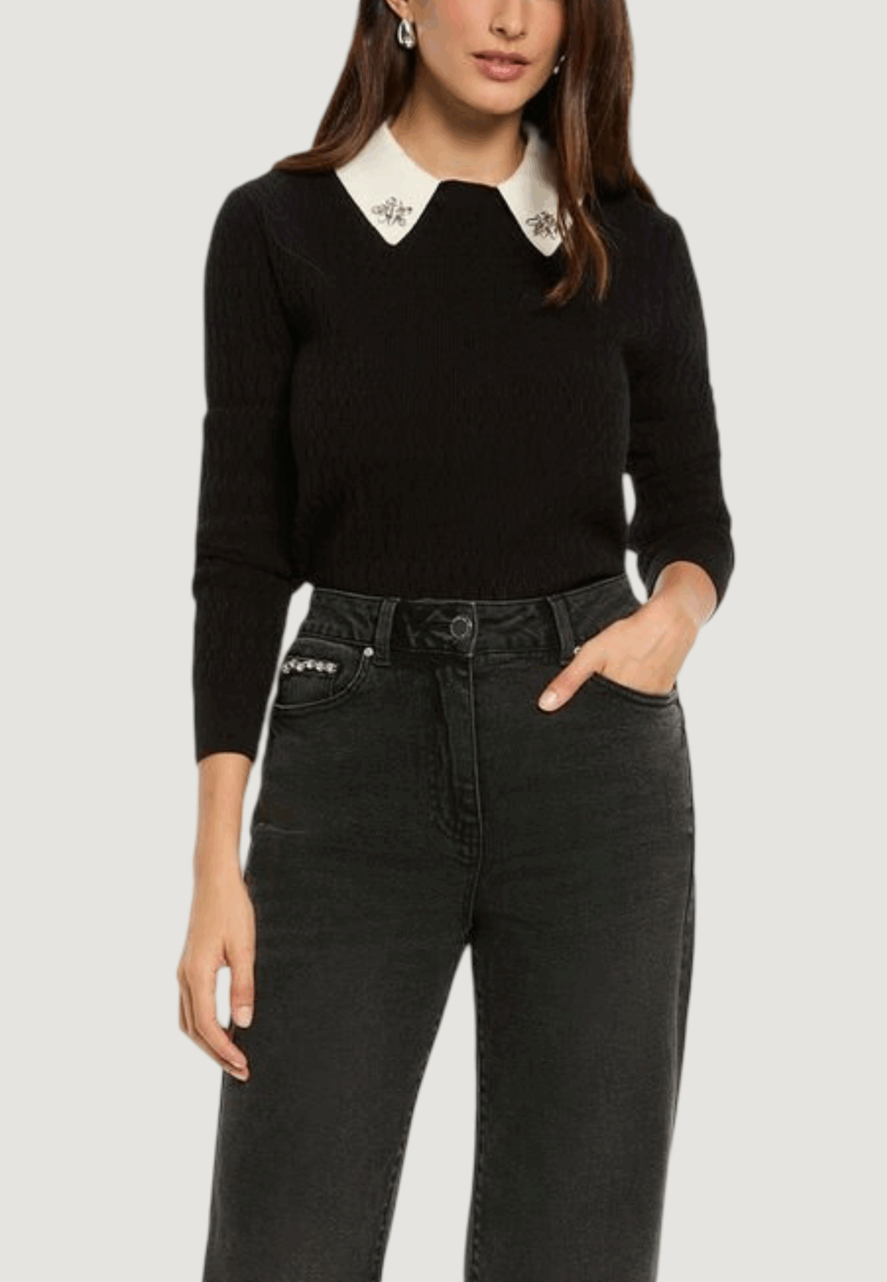 Maglia Morgan De Toi Nero - Foto 1