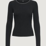 Maglia Only onlemma ls bling o-neck knt Nero - Foto 1