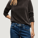 Maglia Street One cosy u-boat neck shirt Marrone - Foto 1