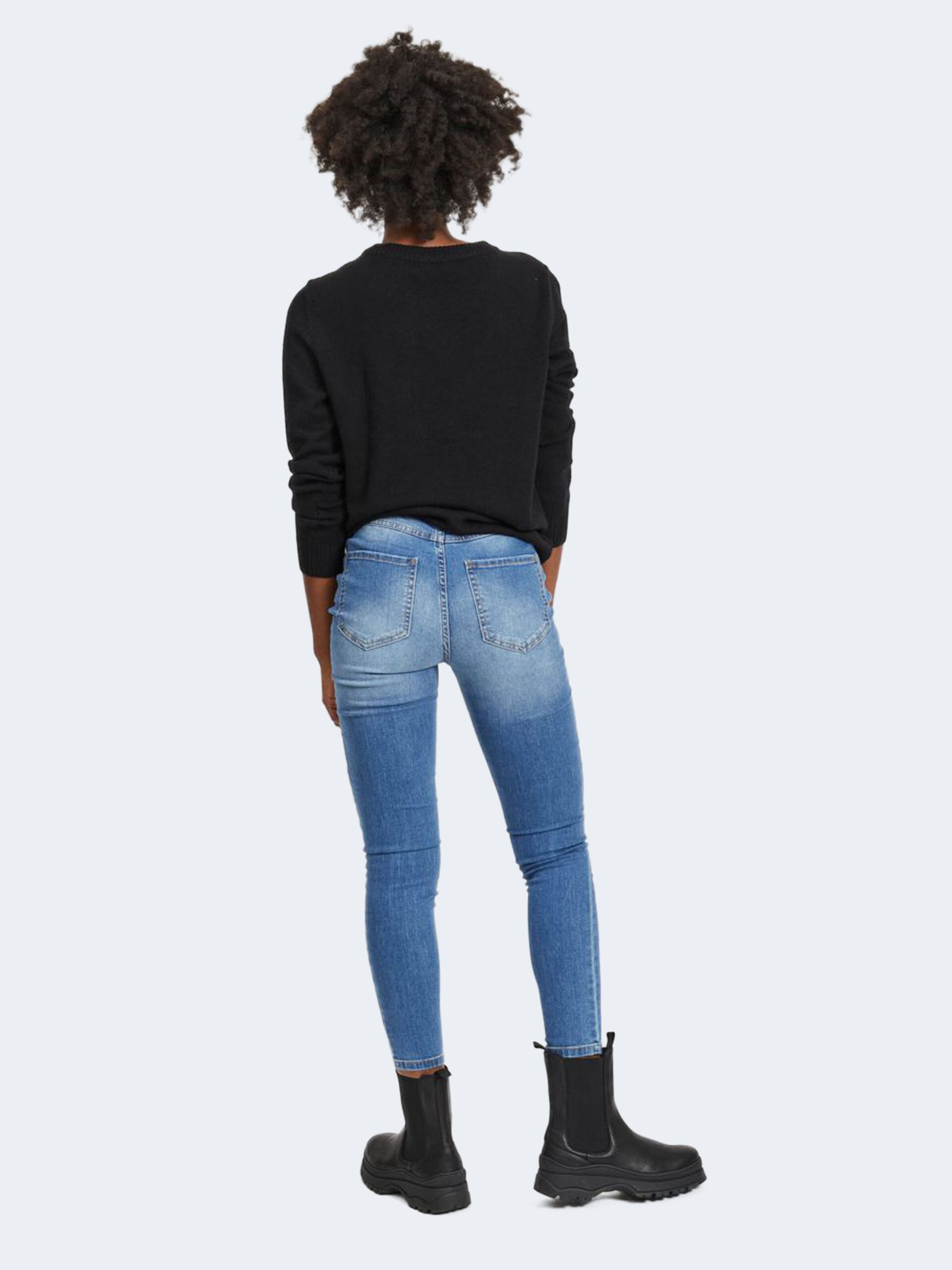 Maglione Vila Clothes viril o-neck Nero - Foto 2