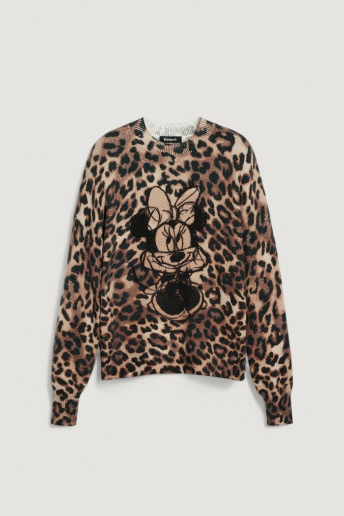 Maglione Desigual jers_minnie Marrone