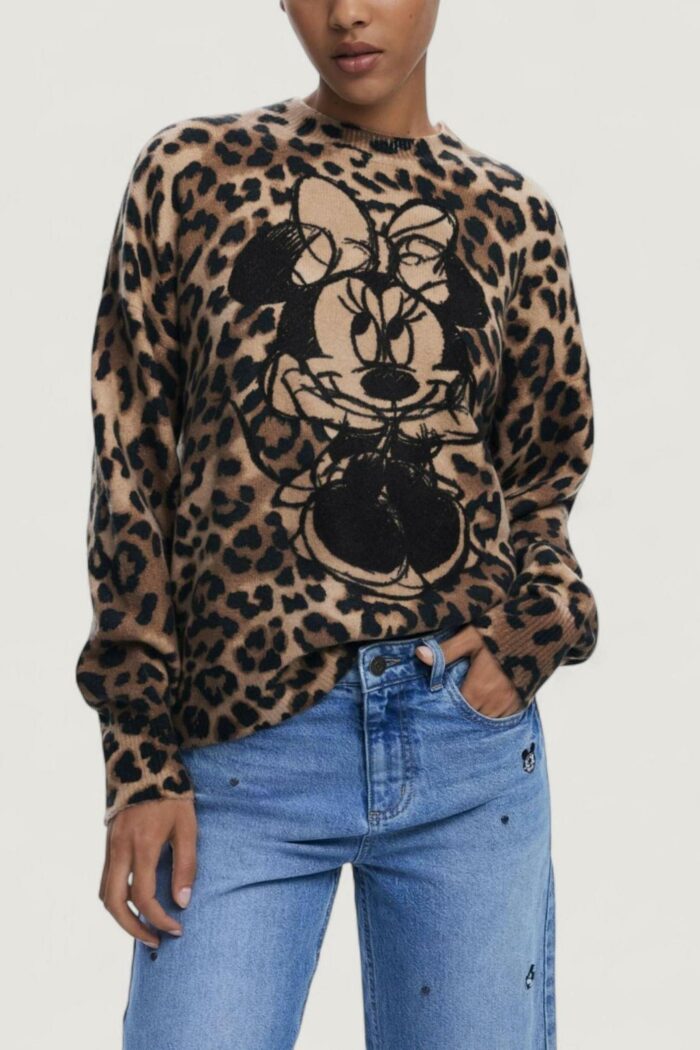 Maglione Desigual jers_minnie Marrone