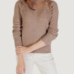 Maglione Jacqueline de Yong jdyamina l/s o-neck sequin pullover knt Beige - Foto 1