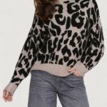 Maglione Jacqueline de Yong jdyelanor leo l/s on pullover knt Beige - Foto 1