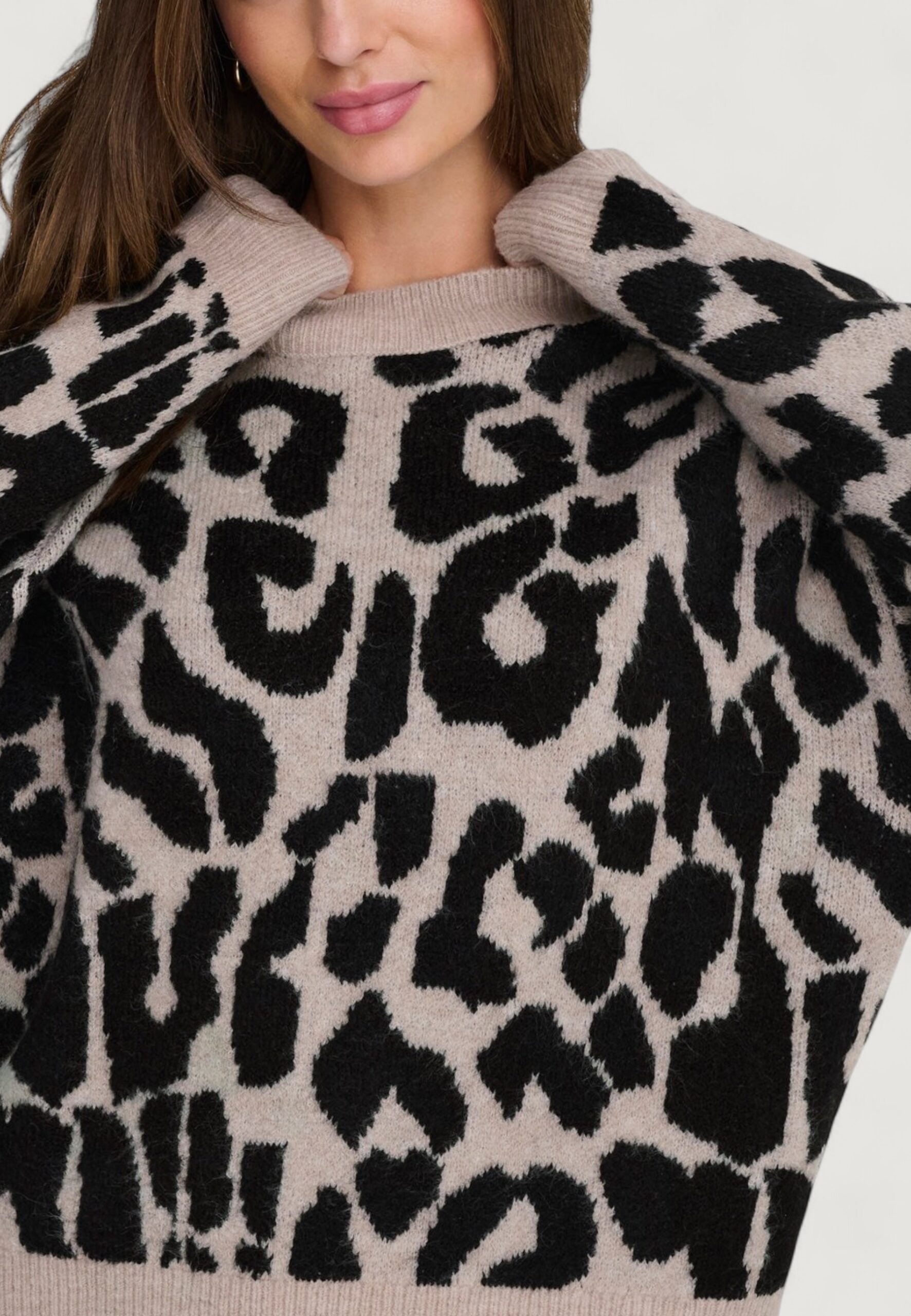 Maglione Jacqueline de Yong jdyelanor leo l/s on pullover knt Beige - Foto 4