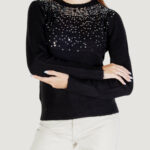 Maglione Jacqueline de Yong jdyamina l/s o-neck sequin pullover knt Nero - Foto 1
